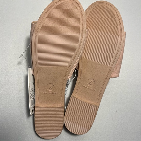 A New Day - Pink/peach Fabric Slides Size 8 & 9 NWT - Picture 6 of 7